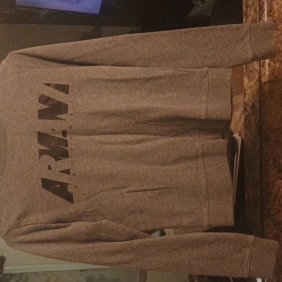 Armani Exchange Other - Armani Sweatshirt Armani Exchange Gray And Black Sweatshirt Size Extra Small